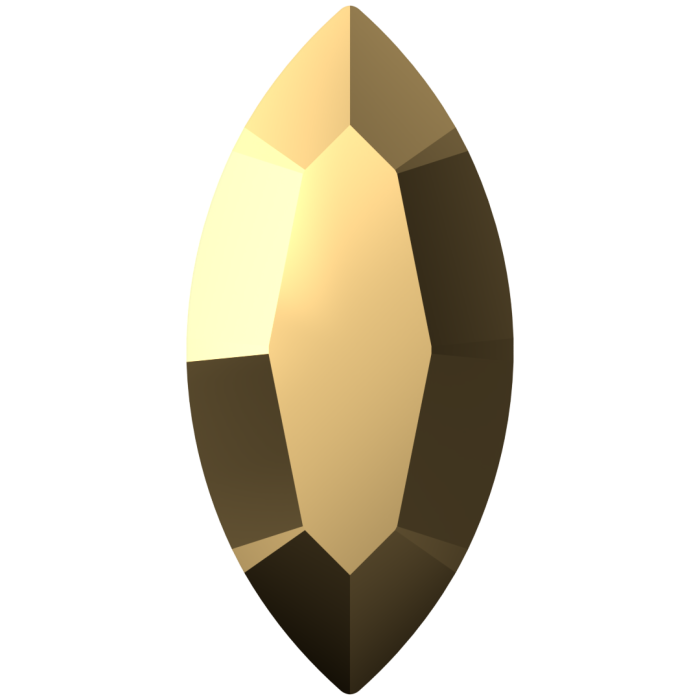 Кристаллы 4228 15x7 mm Crystal Aurum