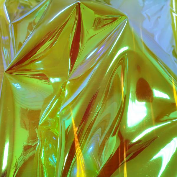 Винил прозрачный желтый радужный (10)