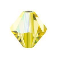 P Rondelle Bead 5328 4 mm jonquil AB