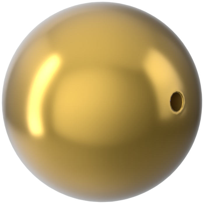 Жемчужины 5810 8 mm Crystal Royal Gold Pearl