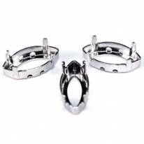 4228/S 8x4 mm 3PH20H White Bronze Plating