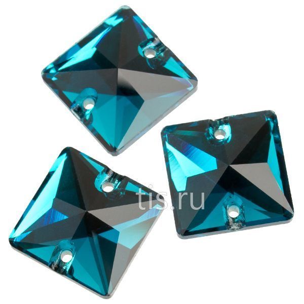 3687 12*12 mm Blue Zircon