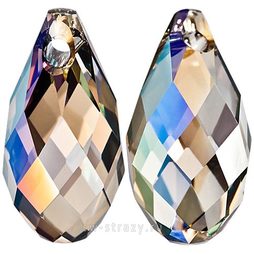 Кулоны 6010 13x6,5 mm Crystal Iridescent Green