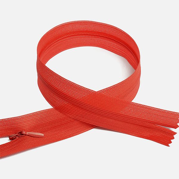 Молния потайная н\р красный F159 50 см