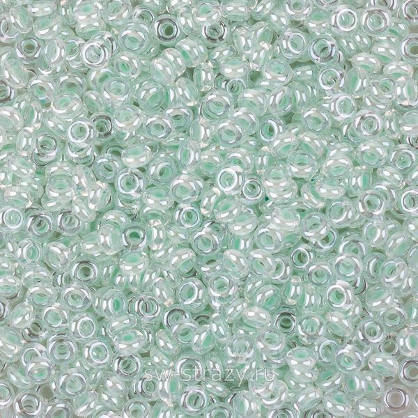 Demi Round 11/0 #1065 Окрашенный изнутри хрусталь\мята