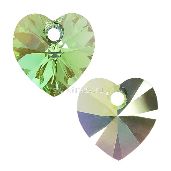 Кулоны 6228 10,3x10 mm Peridot AB