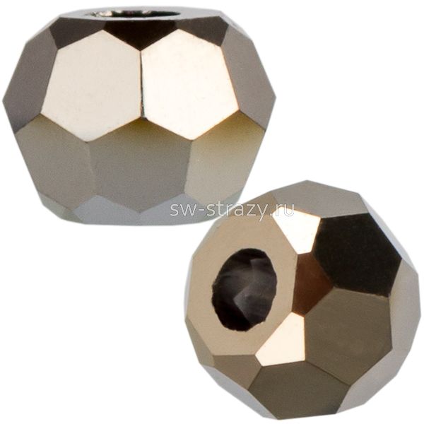 Бусины 5000 2 mm Crystal Metallic Light Gold2X