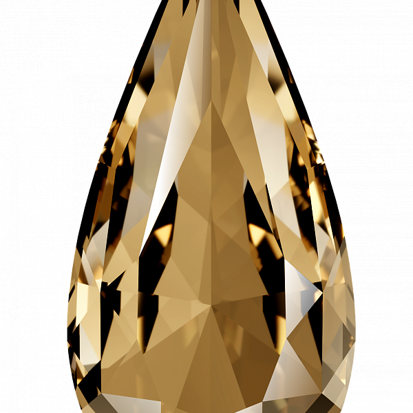 Кристаллы 4322 14x7 mm Crystal Golden Shadow