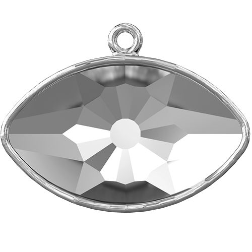 4775/C 18x10,5 mm Rhodium Plating