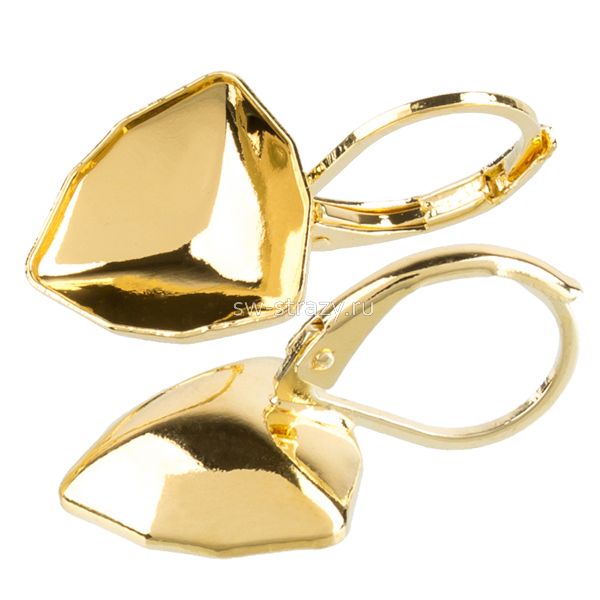 Основа под серьги 4706 12 мм позолота SWK0548