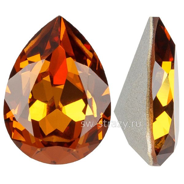 Кристаллы 4320 18x13 mm Light Amber