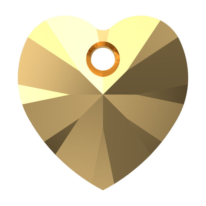 Кулоны 6228 10,3x10 mm Crystal Aurum 2X