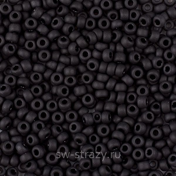 Seedbead Miyuki 11/0 401F Matte Black