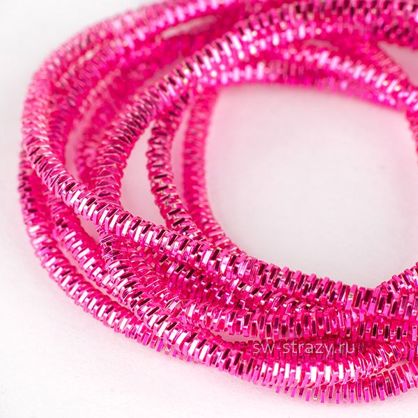 Канитель трунцал Розовая 1 мм (5гр)*