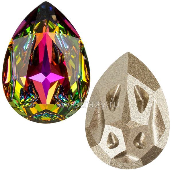 Кристаллы 4390 14x10 mm Crystal Vitrail Medium