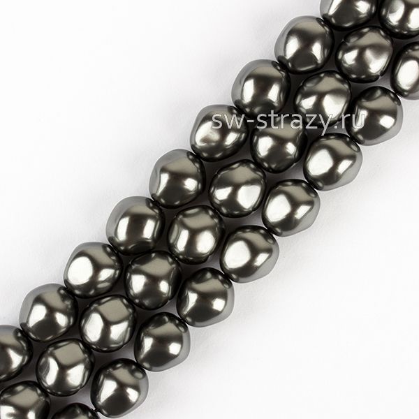 Жемчужины 5841 12 mm Crystal Dark Grey Pearl