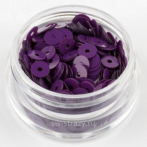 Пайетки 4 mm плоские (5234) Vinaccia OP 3 гр