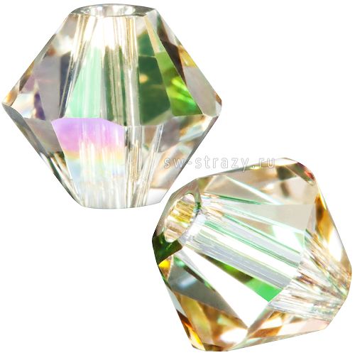 Бусины 5328 4 mm Crystal Luminous Green
