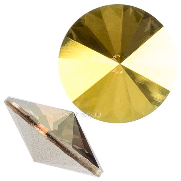 Риволи 1122 12 mm Crystal Iridescent Green F