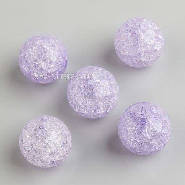 Бусина из кварца d=8 мм сиреневая