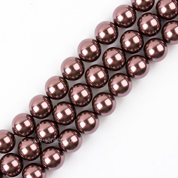 Жемчужины 5810 8 mm Crystal Burgundy Pearl