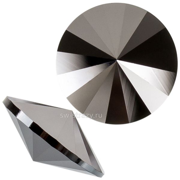 Риволи 1122 12 mm Jet Hematite F