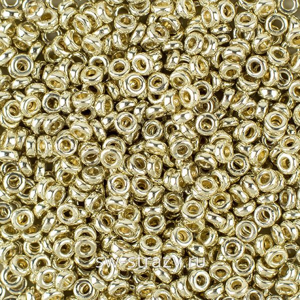 Бисер Spacer 2,2х1 mm 4201 Duracoat Galvanized Silver