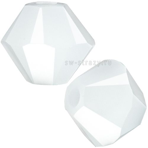 Бусины 5328 4 mm White Alabaster