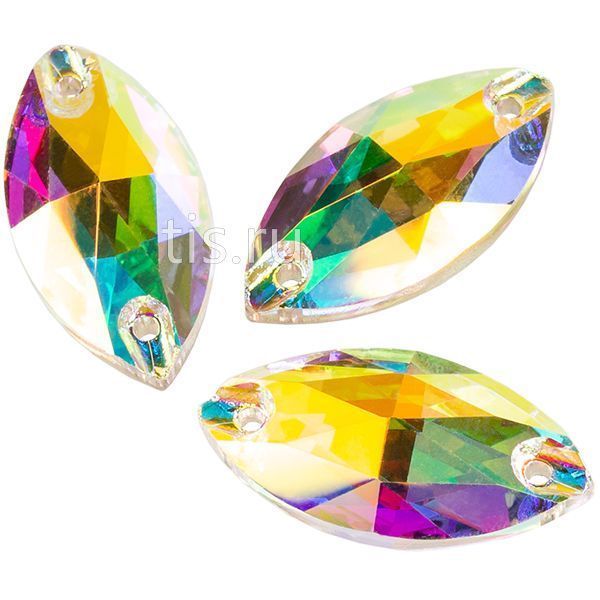 3320 7*15 mm Crystal AB K9