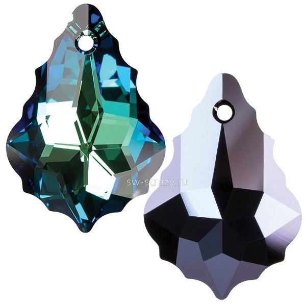 Кулоны 6090 16x11 mm Crystal Bermuda Blue