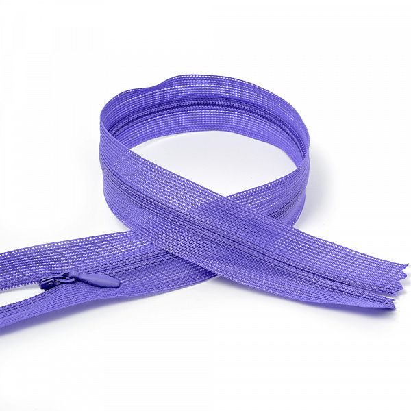 Молния потайная н\р сиреневый F171 50 см