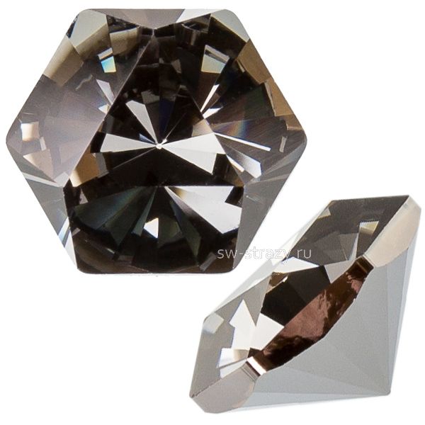 Кристаллы 4699 14x16 mm Crystal Silver Night