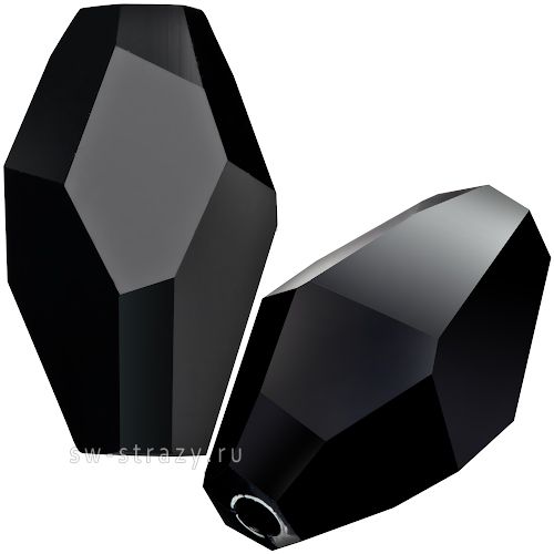 Бусины 5203 18x12 mm Jet