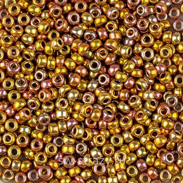 Seedbead Miyuki 11/0 199 24Kt Gold Iris