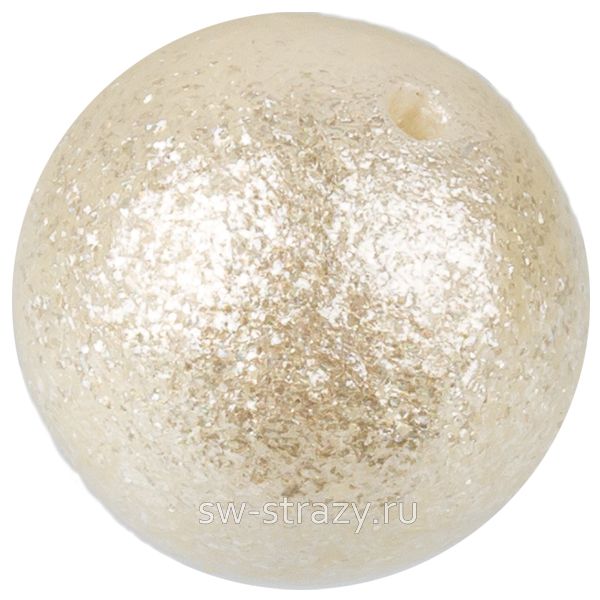 Жемчуг хлопковый 18 мм сияющий белый