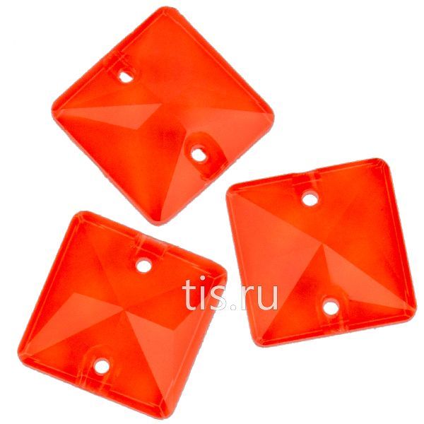 3687 16*16 mm Neon Coral