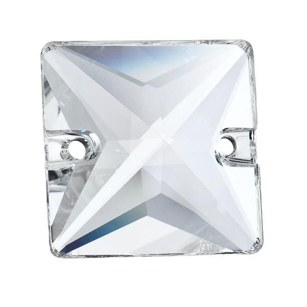 Square 2H 22x22 mm Crystal