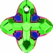 Кулоны 6868 14 mm Peridot Scarabaeus Green