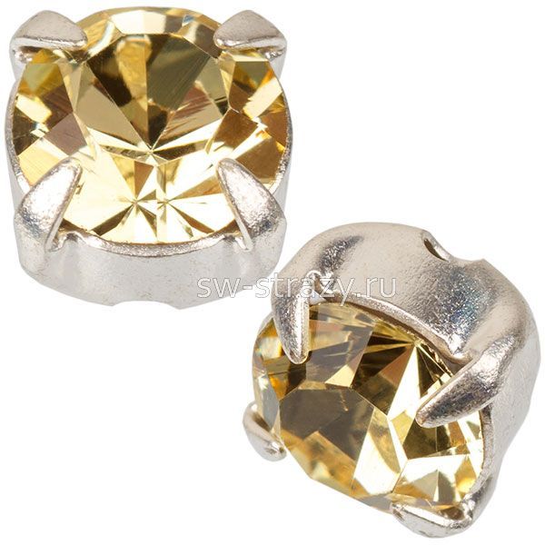 Шатоны в оправе ss 29 Jonquil/Silver