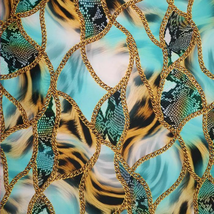 Бифлекс 0011 Animal Chain Teal