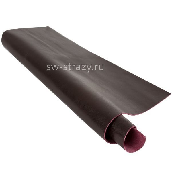 Кожа натуральная 15х21 см красно-коричневый (055)