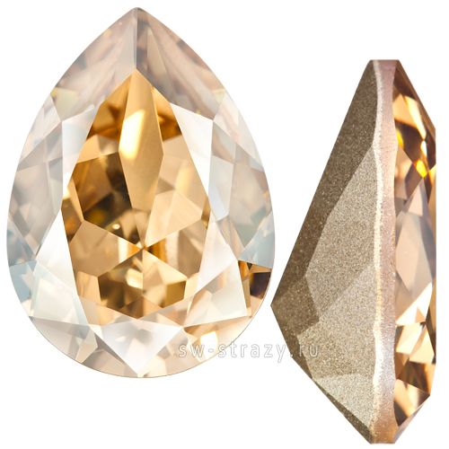 Кристаллы 4320 14x10 mm Crystal Golden Shadow