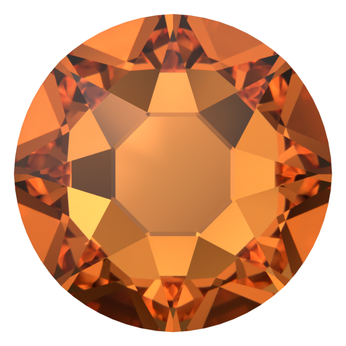 Стразы горячей фиксации 2078 ss 34 Dark Orange HF