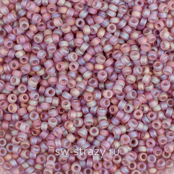 Seedbead Miyuki 15/0 142FR Matte Smoky Amethyst AB