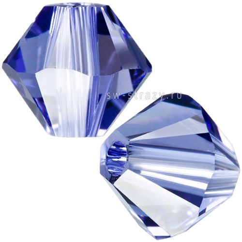Бусины 5328 4 mm Tanzanite