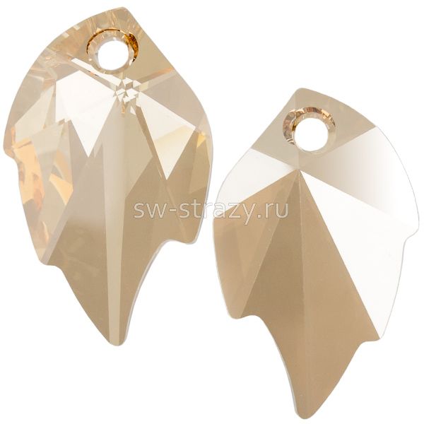 Кулоны 6735 26x16 mm Crystal Golden Shadow