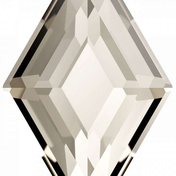 Стразы горячей фиксации 2773 6,6x3,9 mm Crystal Silver Shade HF