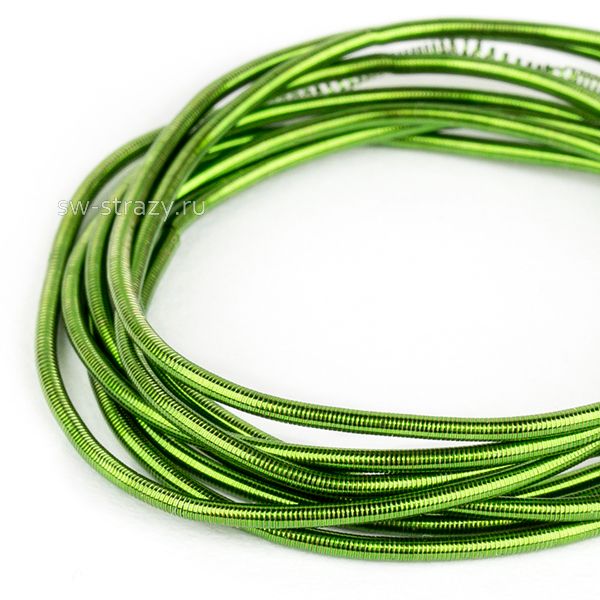 Канитель гладкая зеленая 1 мм (5гр)*