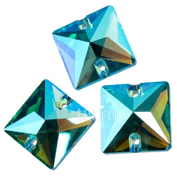 3687 14*14 mm Aquamarine AB