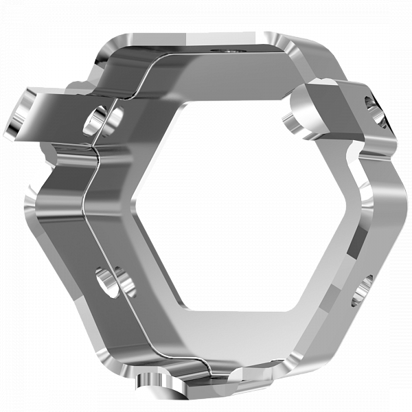 4683/S 7,8x8,7 mm 3PH2OH Rhodium Plating